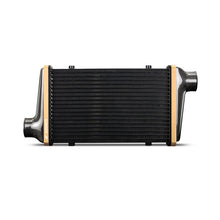 Load image into Gallery viewer, Mishimoto Universal Carbon Fiber Intercooler - Matte Tanks - 600mm Gold Core - S-Flow - BL V-Band
