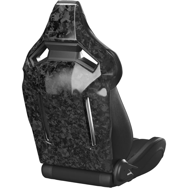 Corbeau FXR Black Vinyl Reclining Seat - Universal