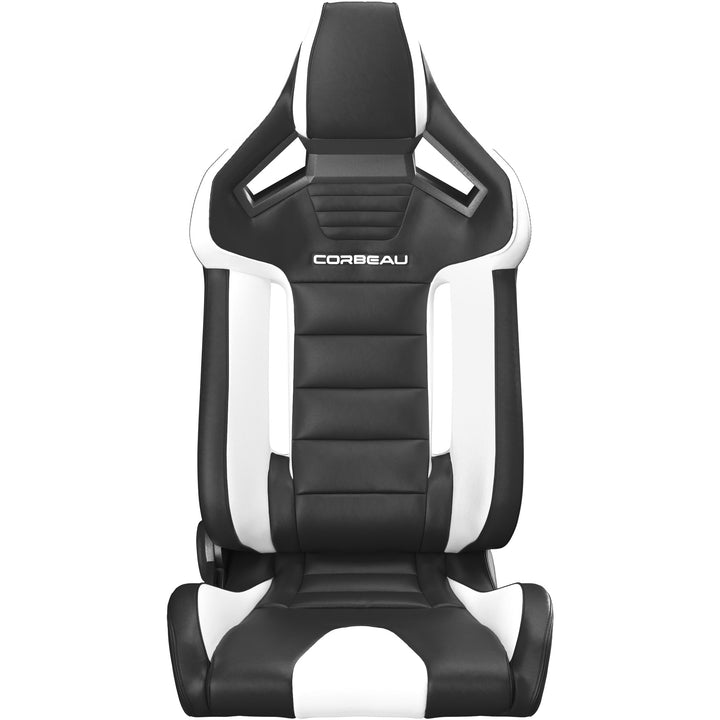 Corbeau FXR Black Vinyl Reclining Seat - Universal
