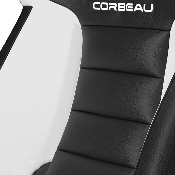 Corbeau FXR Black Vinyl Reclining Seat - Universal