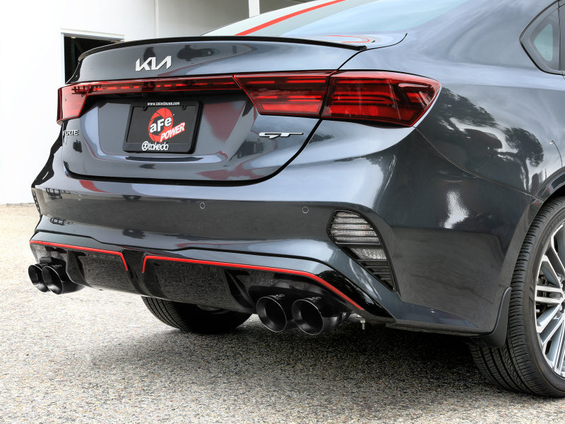 aFe 3in-2.5in 304 SS Axle-Back Exhaust w/ Black Tips - Kia Forte GT 1.6L 2022-2024