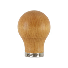 Load image into Gallery viewer, Mishimoto Round Steel Core Wood Shift Knob - Beech