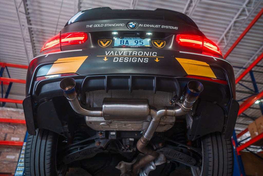 Valvetronic Valved Sport Axleback Exhaust System - Various BMW F30 / F32 / F33 / F36 / F20 / F22 Models 2012-2019