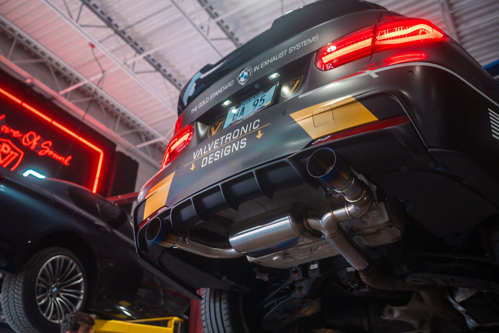 Valvetronic Valved Sport Axleback Exhaust System - Various BMW F30 / F32 / F33 / F36 / F20 / F22 Models 2012-2019