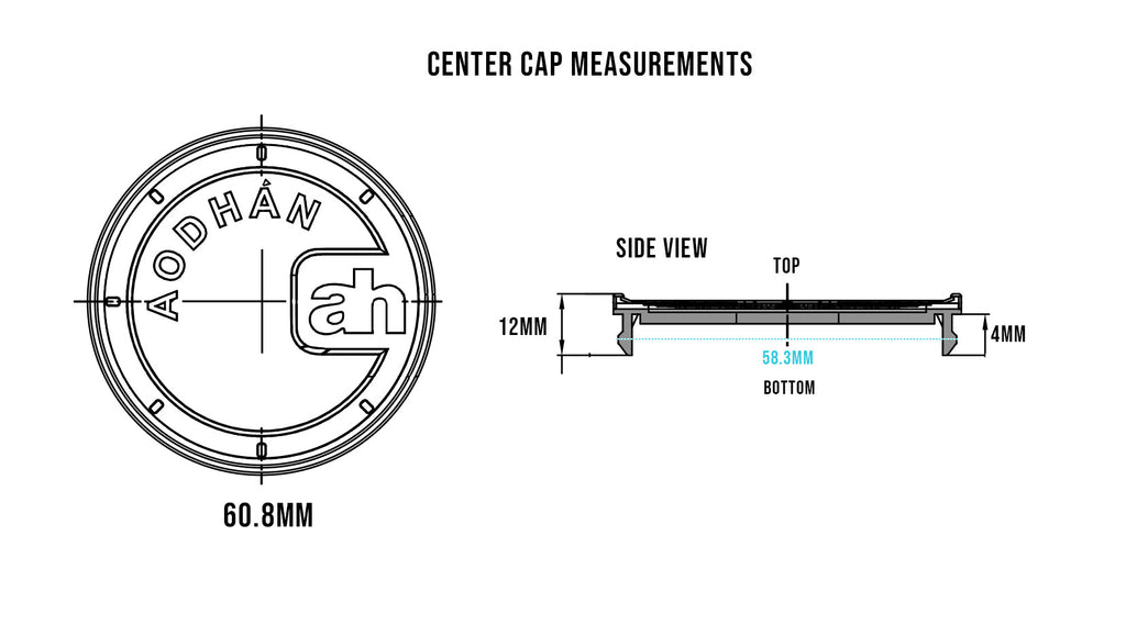 Aodhan Center Cap - AH Series Wheels