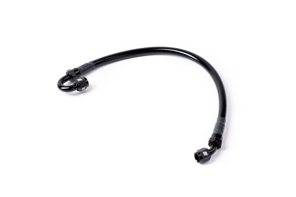 AMS Performance 5/16 Quick Connect to -6AN Inline Fuel Pulsation Damper w/ -6AN Fuel Line - Nissan Z 2023+