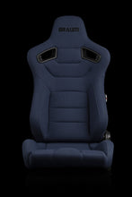 Load image into Gallery viewer, Braum Racing ELITE Series Racing Seats (Pair; Blue Cloth)