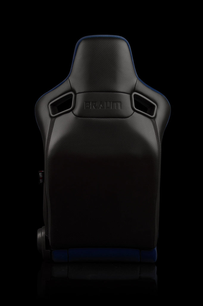 Braum Racing ELITE Series Racing Seats (Pair; Blue Cloth)