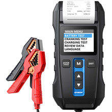 Load image into Gallery viewer, TOPDON BT300P Battery, Charging & Cranking System Tester w/Printer