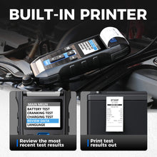Load image into Gallery viewer, TOPDON BT300P Battery, Charging & Cranking System Tester w/Printer