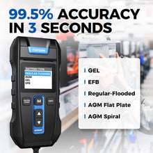 Load image into Gallery viewer, TOPDON BT300P Battery, Charging & Cranking System Tester w/Printer