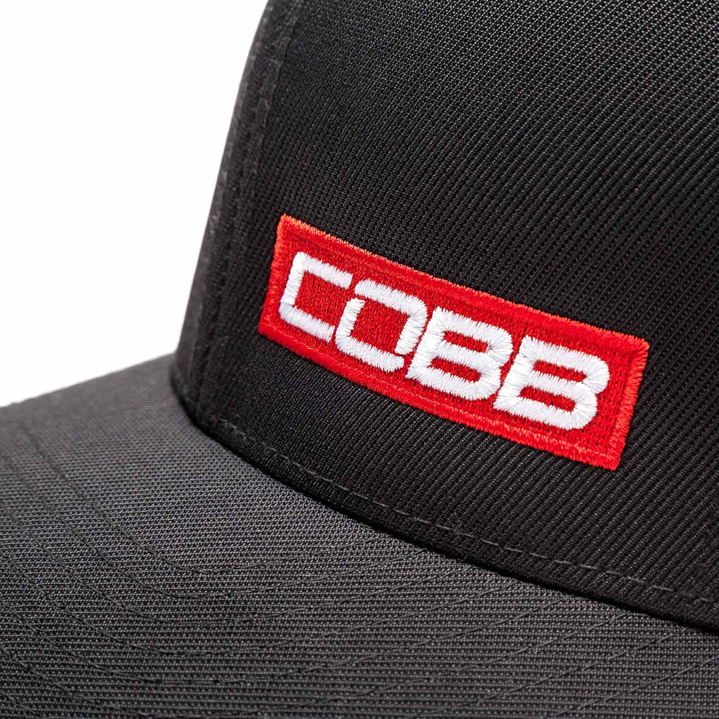 Cobb Tuning FlexFit Ultrafibre Airmesh Cobb Cap Red Bar - Small / Medium