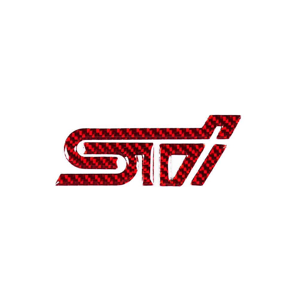 Racing Art Carbon Fiber STI Trunk Emblem - Subaru STi 2004-2021