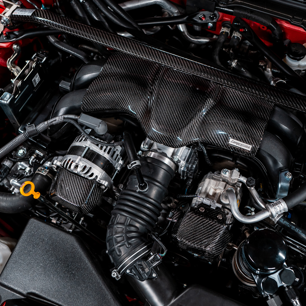 Compressive Tuning EngineArt Carbon Fiber Intake Manifold Cover - Subaru BRZ / Toyota GR86 2022+