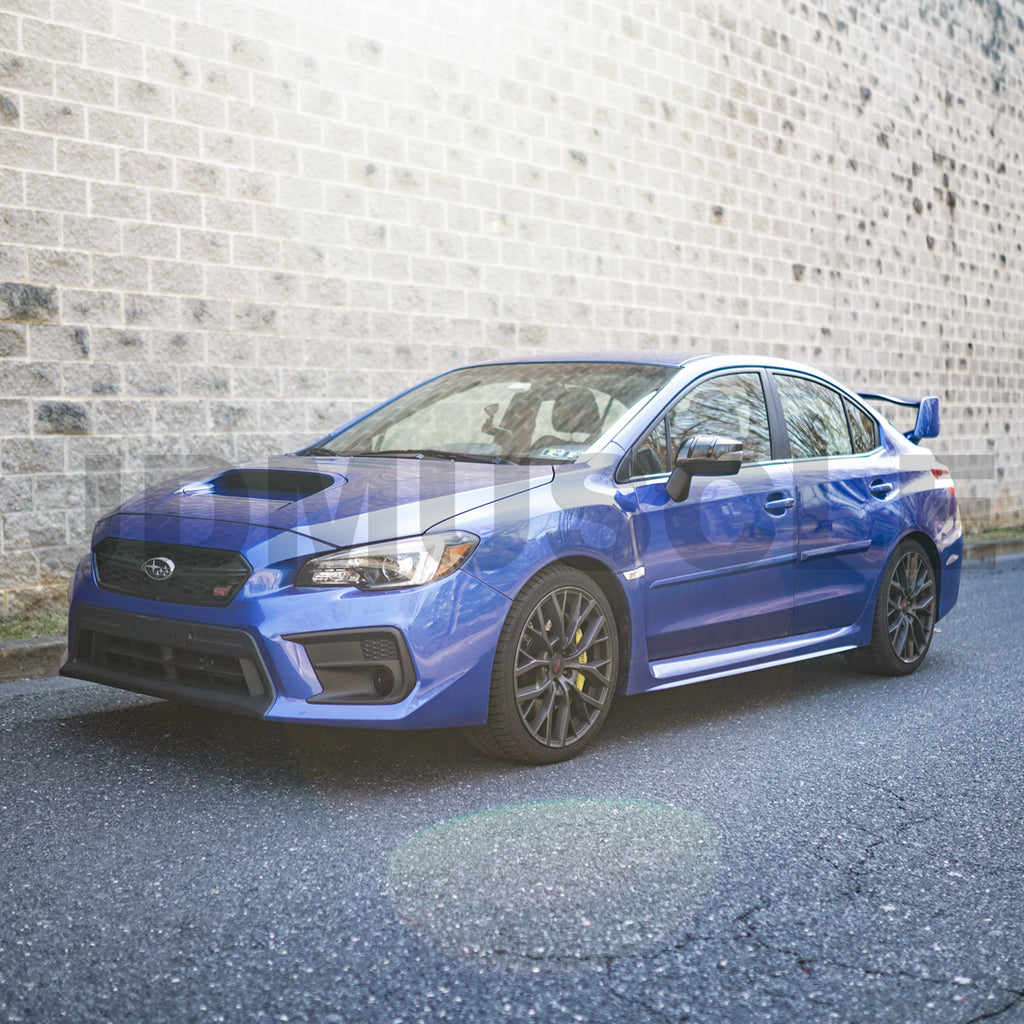 JDMuscle Tanso R2 Style Carbon Fiber Side Mirror Covers/Replacement with Turn Signal - Subaru WRX / STi 2015-2021