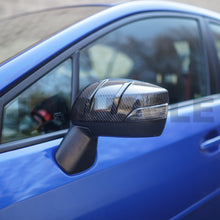 Load image into Gallery viewer, JDMuscle Tanso R2 Style Carbon Fiber Side Mirror Covers/Replacement with Turn Signal - Subaru WRX / STi 2015-2021