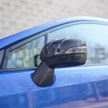 Load image into Gallery viewer, JDMuscle Tanso R2 Style Carbon Fiber Side Mirror Covers/Replacement with Turn Signal - Subaru WRX / STi 2015-2021
