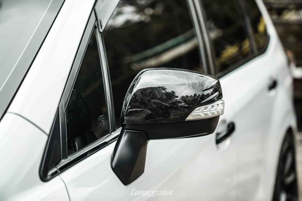 Compressive Tuning Carbon Fiber Mirror Caps - Subaru Ascent 2019+ / Impreza 2017-2020 / Outback and Legacy 2018-2019