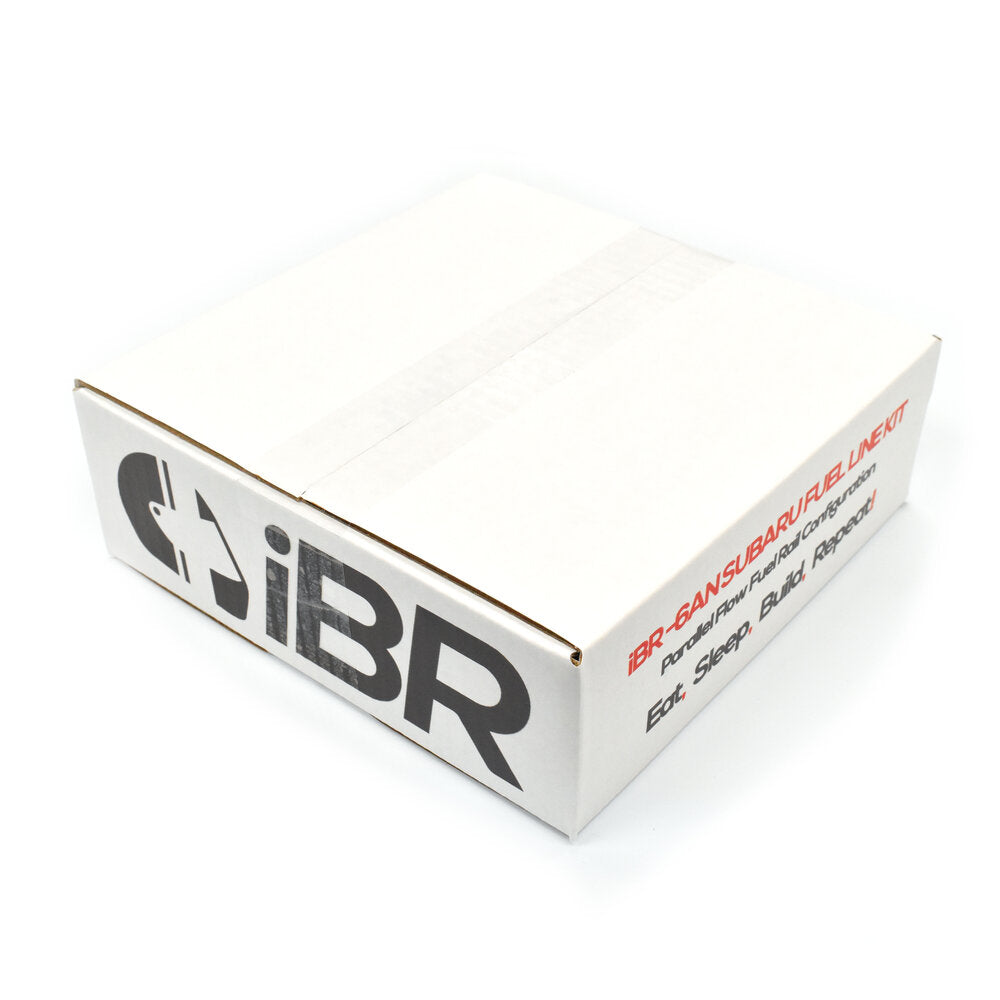 iBR Subaru EJ -6 AN Parallel Feed Fuel Line Kit - Subaru WRX 2002-2014 / STI 2007-2021 (+Multiple Fitments)