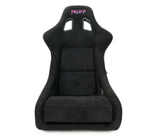 Load image into Gallery viewer, NRG Large FRP Bucket Seat Black Alcantara w/ Dragon Livery - Universal