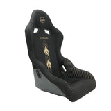 NRG FRP Large Echelon Light Weight Bucket Seat w/ Gold Stitching - Universal