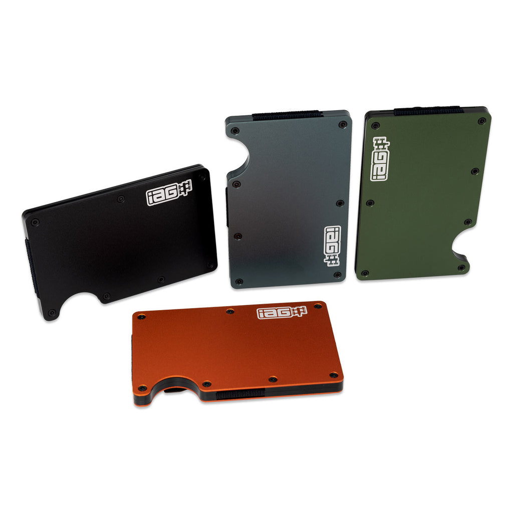 IAG Aluminum Wallet w/Money Clip, Cash Band, and Screwdriver Kit (Boxer Logo) - Universal