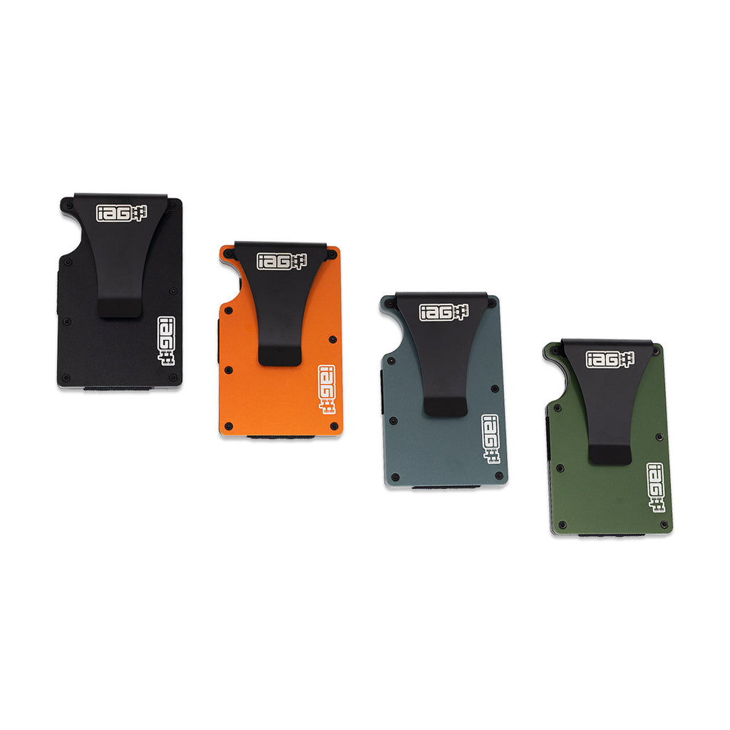 IAG Aluminum Wallet w/Money Clip, Cash Band, and Screwdriver Kit (Boxer Logo) - Universal