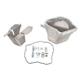 IAG Performance EJ Street Series Silver Oil Pan - Subaru WRX 2002-2014 / STi 2004-2021 / LGT 2005-2009 / FXT 2004-2013