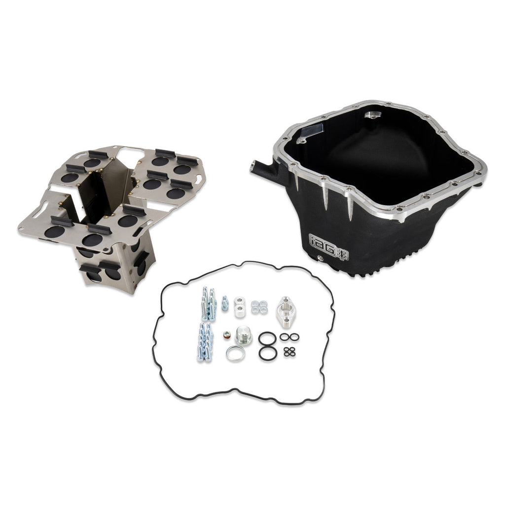 IAG Performance EJ Competition Series Black Oil Pan - Subaru WRX 2002-2014 / STi 2004-2021 / LGT 2005-2009 / FXT 2004-2013