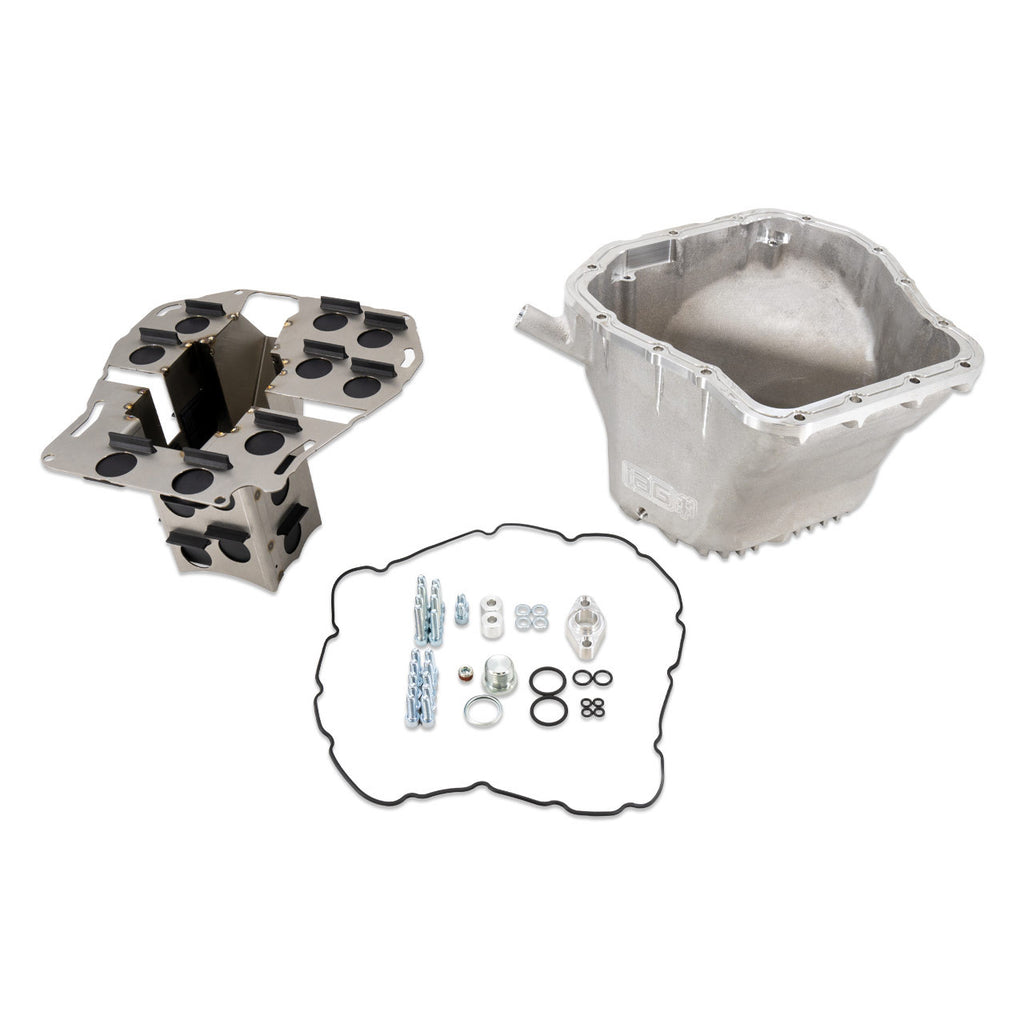 IAG Performance EJ Competition Series Silver Oil Pan - Subaru WRX 2002-2014 / STi 2004-2021 / LGT 2005-2009 / FXT 2004-2013