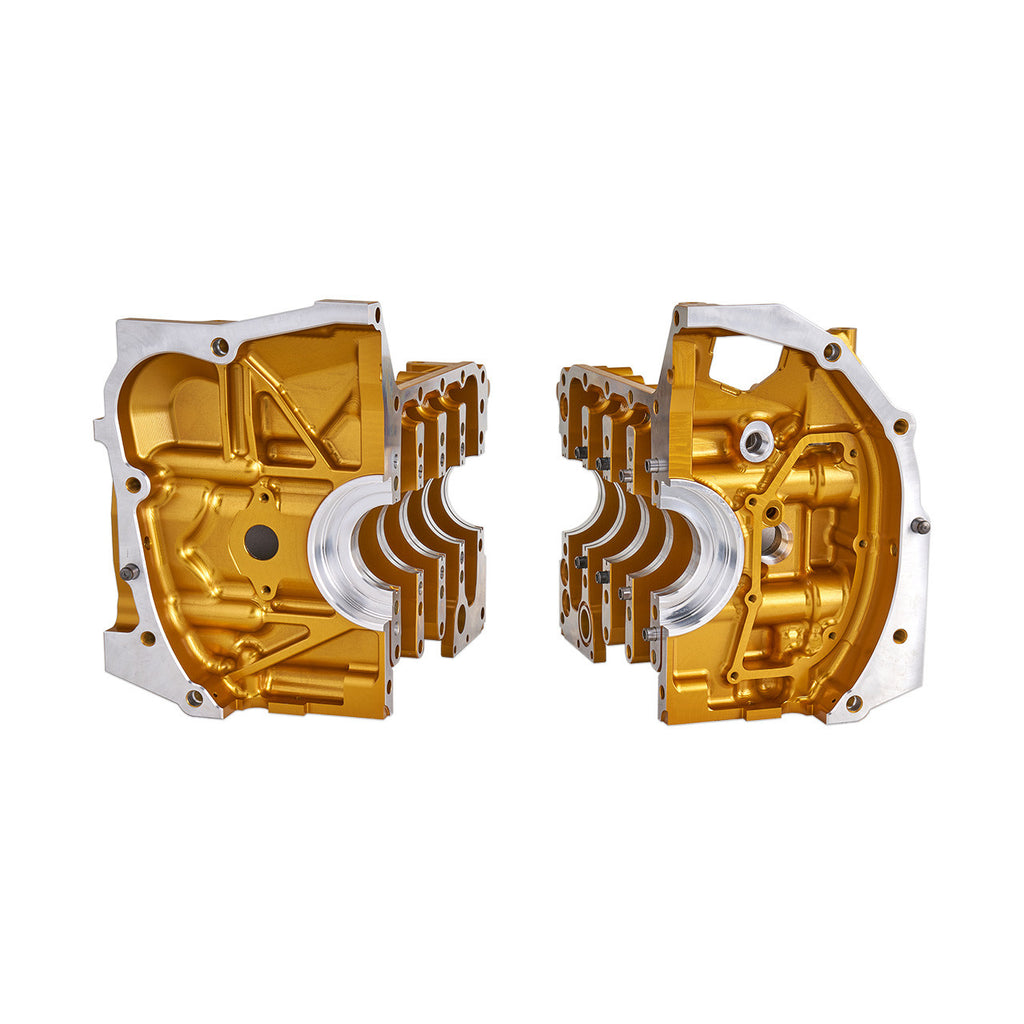 IAG / Crest CNC Billet Aluminum EJ25 Subaru Case Halves - Subaru WRX 2006-2014 / STi 2004-2021 / LGT 2005-2009 / FXT 2004-2013