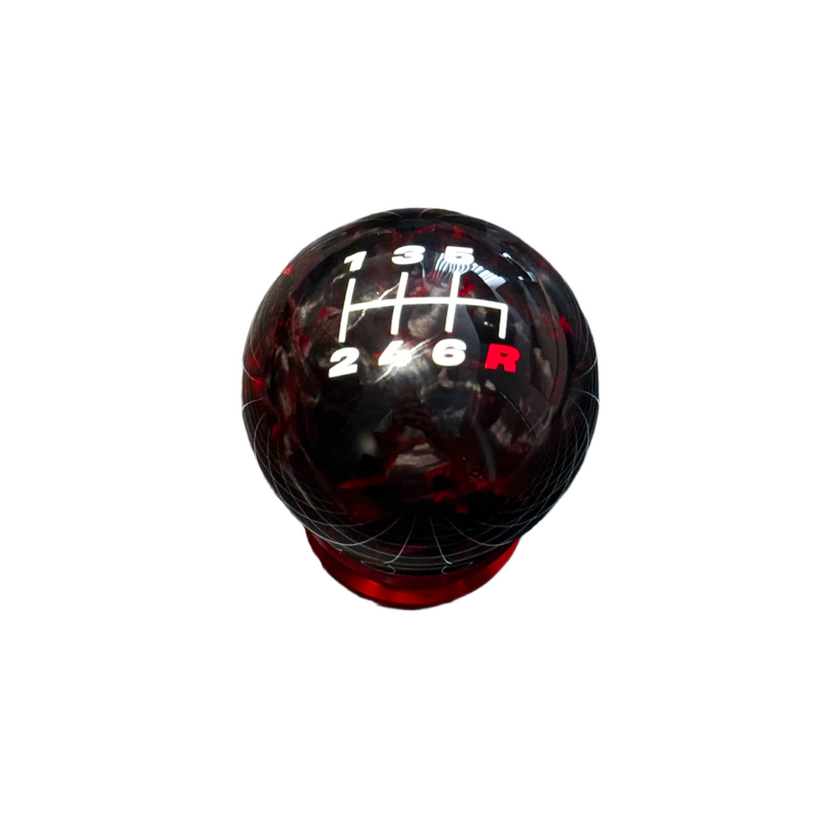 Compressive Tuning Red Forged Carbon Fiber Shift Knob (M12x1 Compressive Tuning Red Forged Carbon Fiber Shift Knob (M12x1