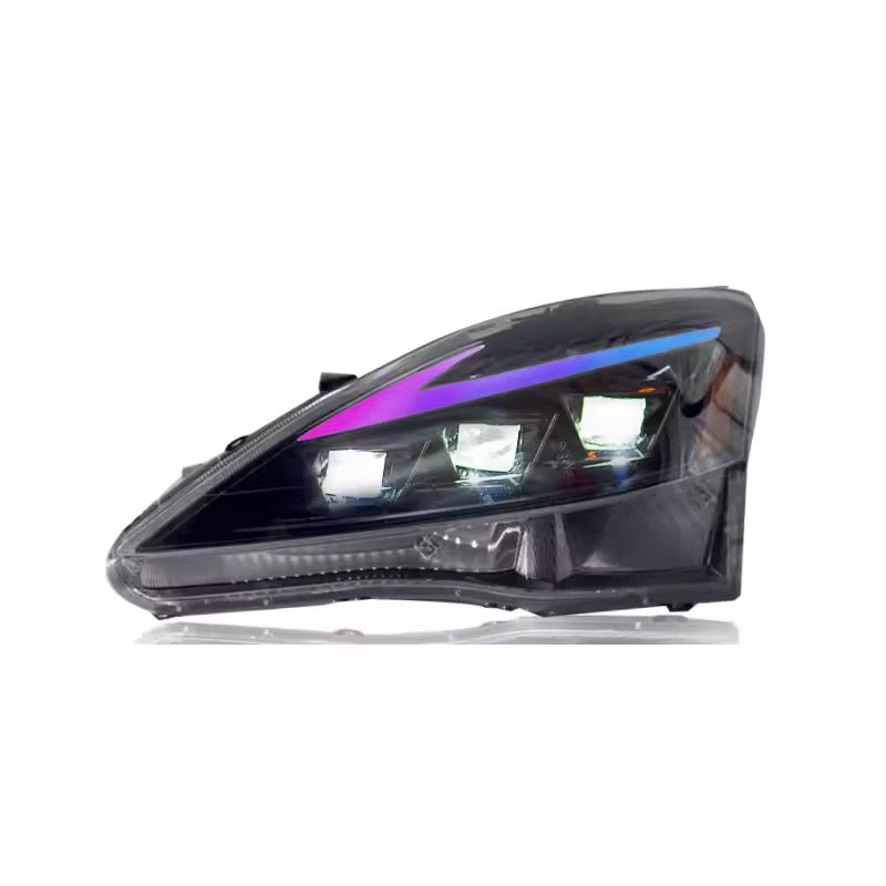 Invoke Concepts RGB HeadLights w/ Sequential Turn Signal + Animation - Lexus IS 2006-2012