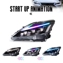 Load image into Gallery viewer, Invoke Concepts RGB HeadLights w/ Sequential Turn Signal + Animation - Lexus IS 2006-2012