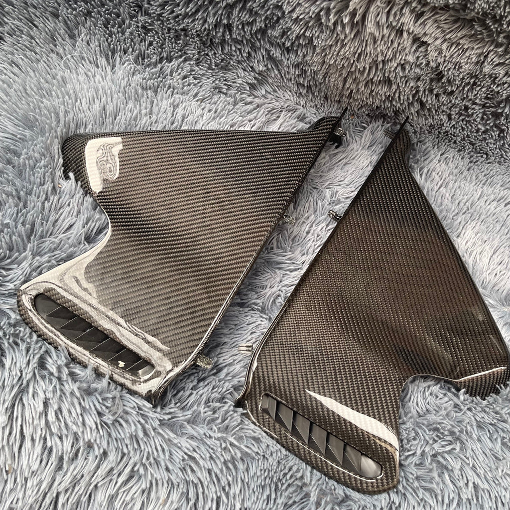 Invoke Concepts Carbon Fiber Side Dash Door Vent Panel  - Toyota Camry 2018-2023