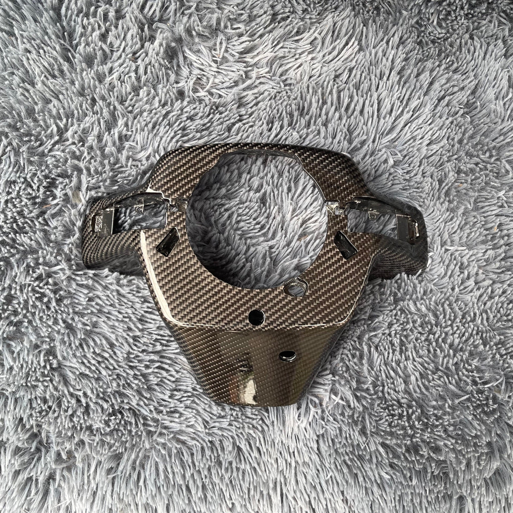 Invoke Concepts Carbon Fiber Steering Wheel Back Cover - Toyota Camry 2018-2024