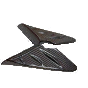 JDMuscle Carbon Fiber J-Panel Anti-Buffeting Wind Deflector - Subaru WRX / STi 2015-2021