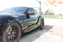 Load image into Gallery viewer, JDMuscle R1 Style Carbon Fiber Side Skirts - Toyota GR Supra 2020-2024