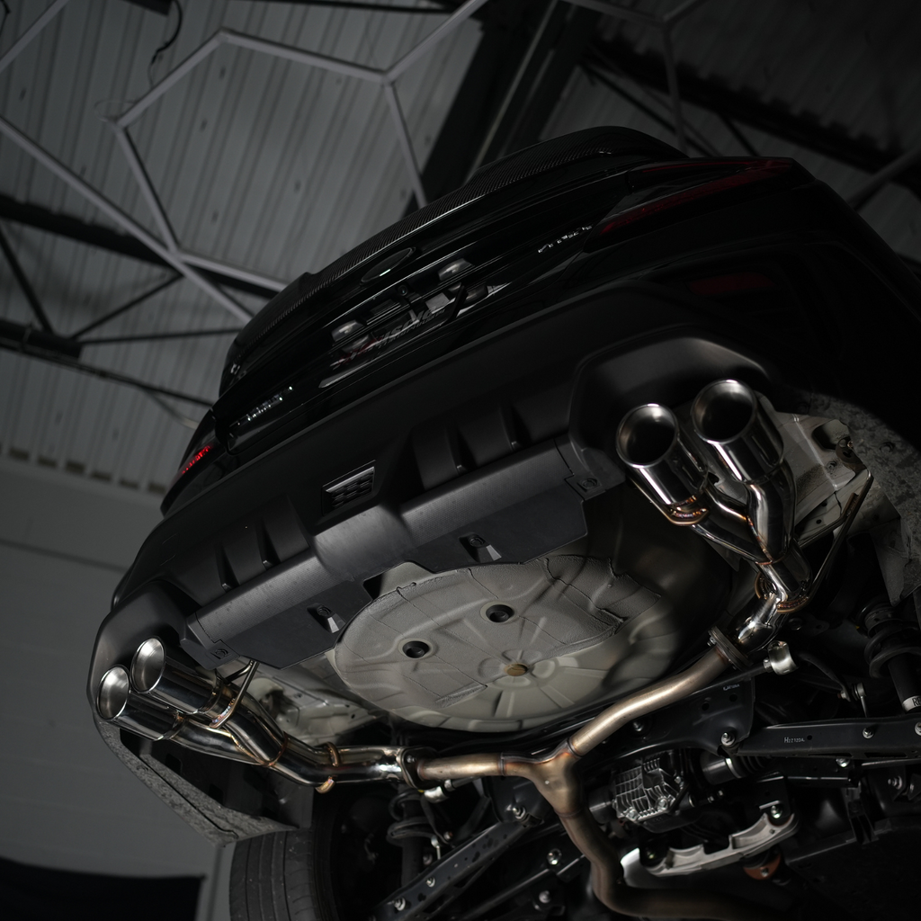 JDMuscle 4" Axle Back Muffler Delete Exhaust - Subaru WRX VB 2022-2025