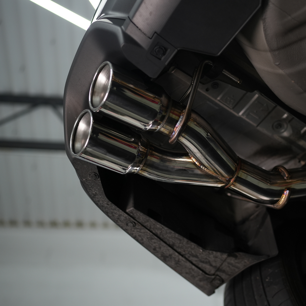 JDMuscle 4" Axle Back Muffler Delete Exhaust - Subaru WRX VB 2022-2025