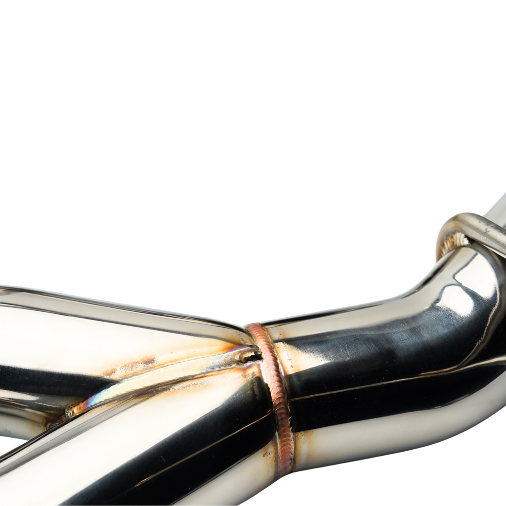 JDMuscle 4" Axle Back Muffler Delete Exhaust - Subaru WRX VB 2022-2025