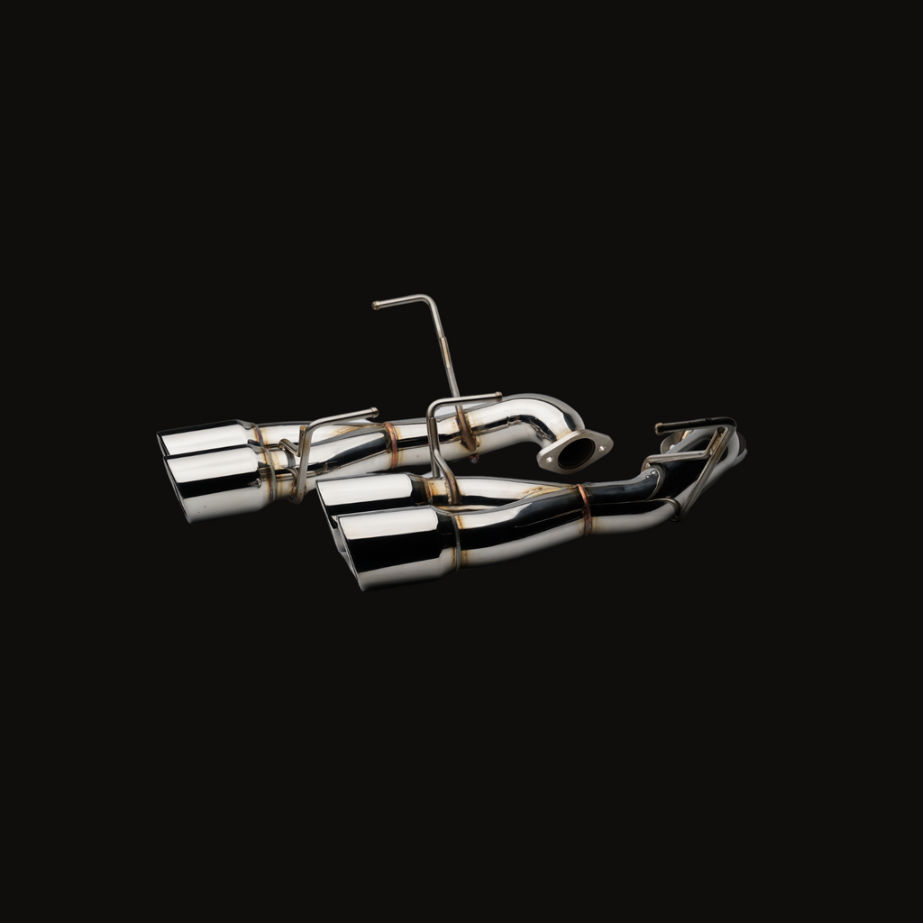 JDMuscle 4" Axle Back Muffler Delete Exhaust - Subaru WRX VB 2022-2025