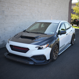 JDMuscle Carbon Fiber Naga Style Front Bumper Lip - Subaru WRX 2022-2025