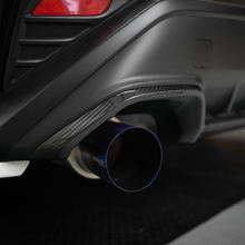 Load image into Gallery viewer, JDMuscle Tanso Dry Carbon Fiber Exhaust Finisher Trim Covers w/ Gloss Finish - Subaru WRX 2022-2025