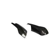 Load image into Gallery viewer, JDMuscle Tanso Dry Carbon Fiber Side Mirror Lower Trim Covers w/ Gloss Finish - Subaru WRX w/o Turn Signal 2022-2025