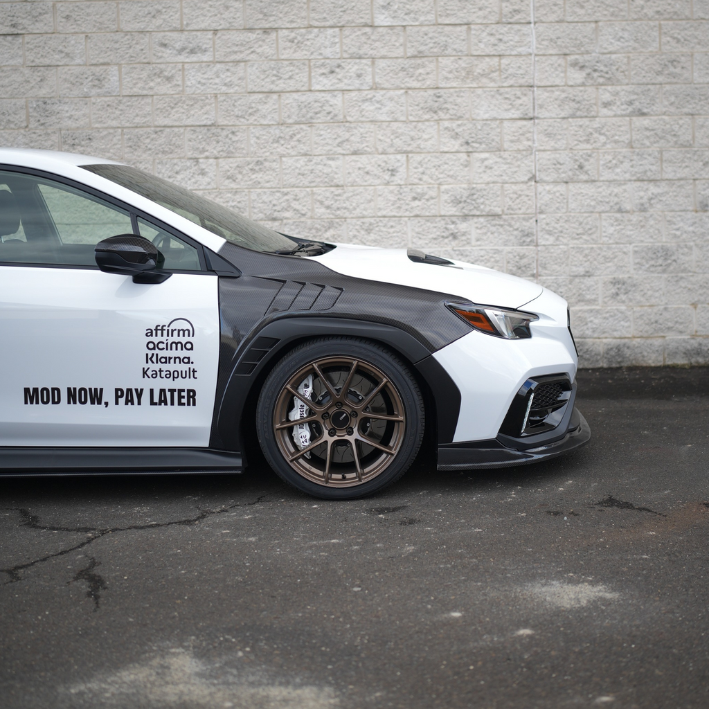 JDMuscle A1 Style Carbon Fiber Hood Scoop - Subaru WRX 2022-2025