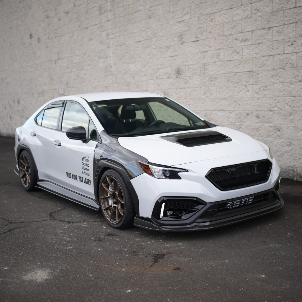 JDMuscle Rally Style Carbon Fiber Hood Scoop - Subaru WRX 2022-2025