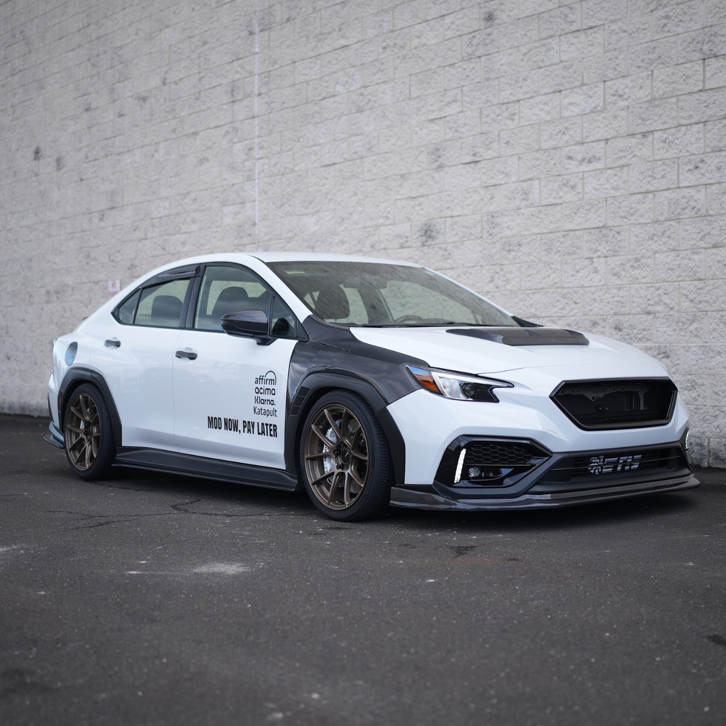 JDMuscle Carbon Fiber FMIC Reverse Hood Scoop V2 - Subaru WRX 2022-2025