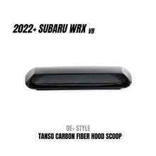 Load image into Gallery viewer, JDMuscle OE+ Bulge Style Carbon Fiber Hood Scoop - Subaru WRX 2022-2025