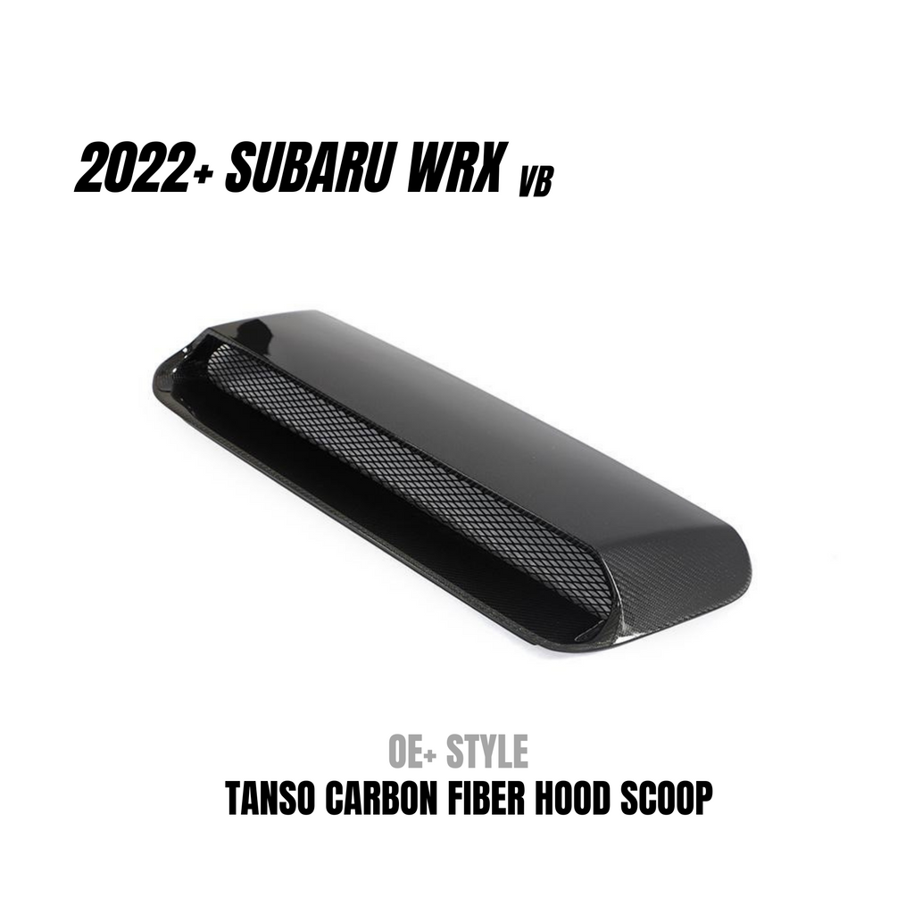 JDMuscle OE+ Bulge Style Carbon Fiber Hood Scoop - Subaru WRX 2022-2025